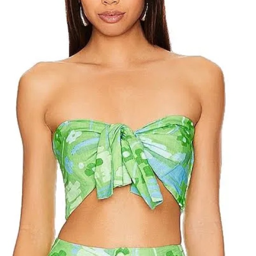 $245 NWT Rhode “Toni” Crop Top in Electric Eden Sz XS M L